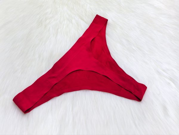 RED WOMEN'S SOFT FIT THONG - Image 2